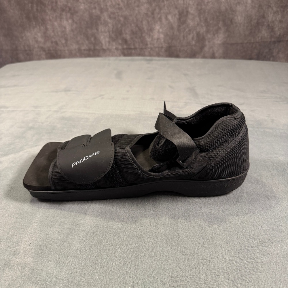 ProCare Squared Toe Post-Op Shoe Black XL Medical Recovery Walking Boot Surgical